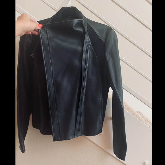 Vince Leather Jacket - Picture 4 of 5